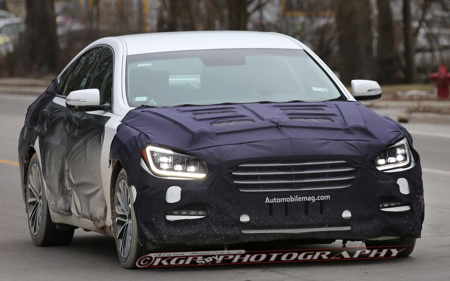 Caught Second Gen Hyundai Genesis Sedan Prototype Interior