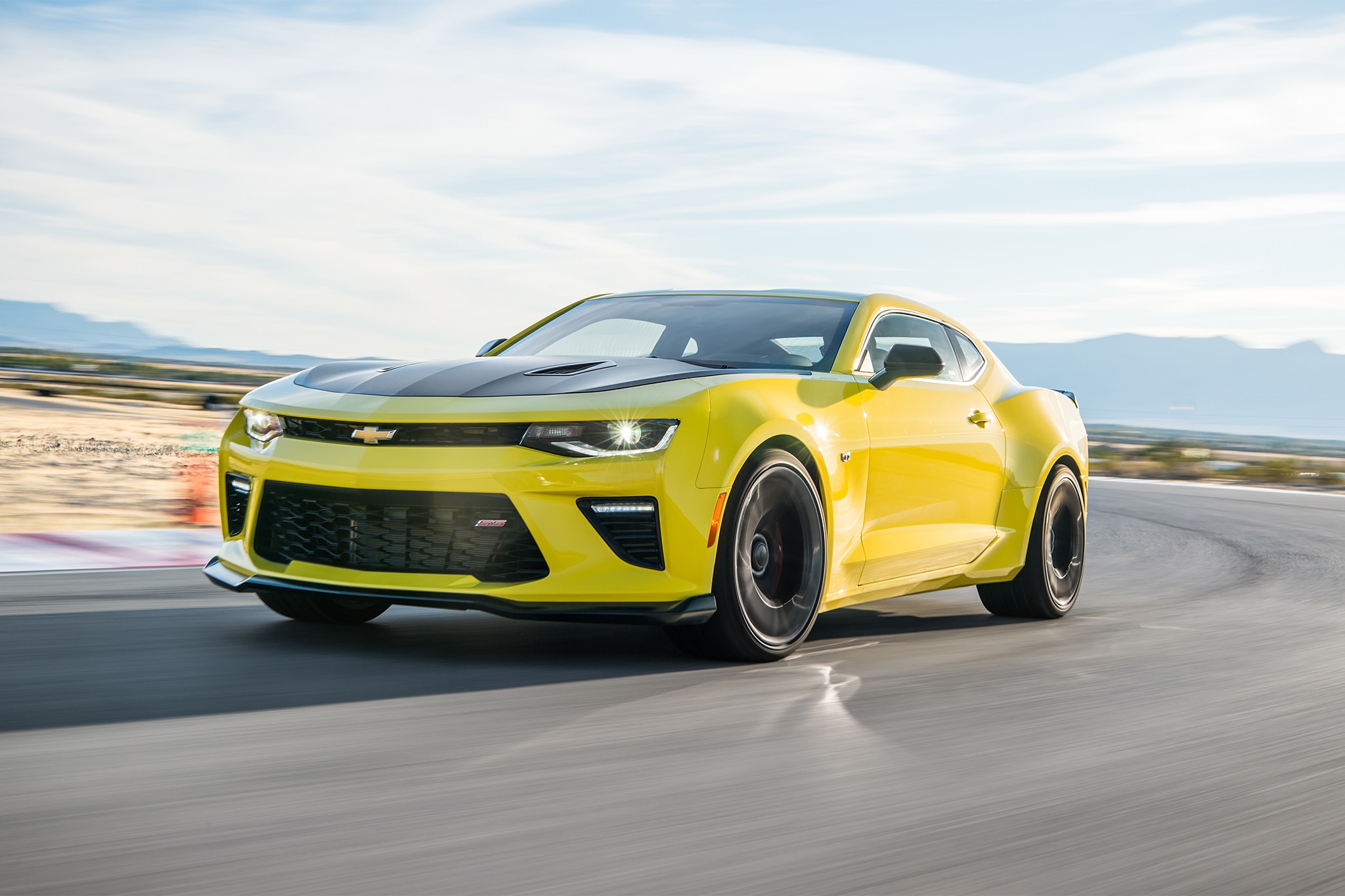 Chevrolet Camaro Zl1 1le Yellow Foto Kolekcija