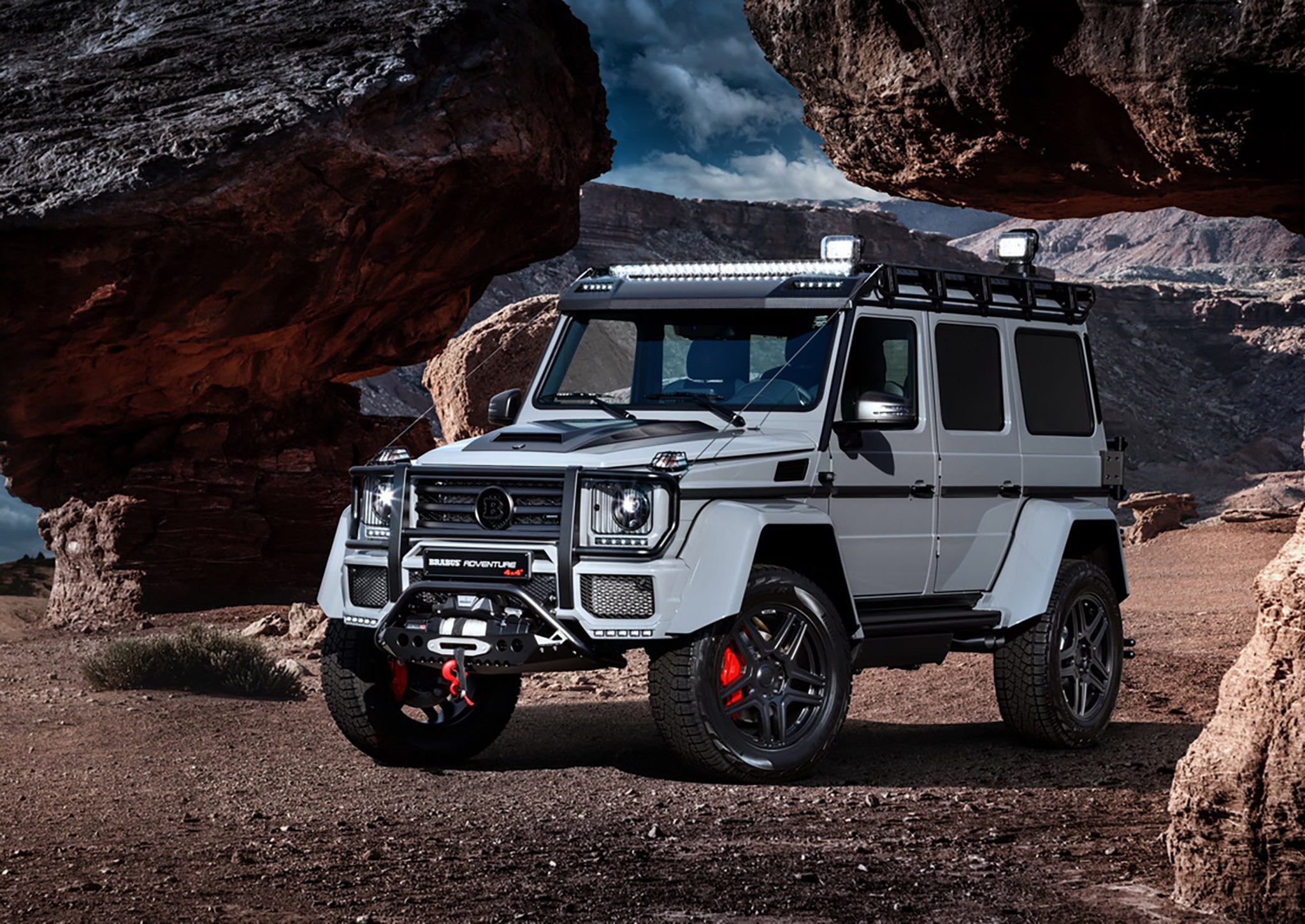 Brabus Turns Mercedes Benz G500 4x4 Into Adventure Seeking Behemoth