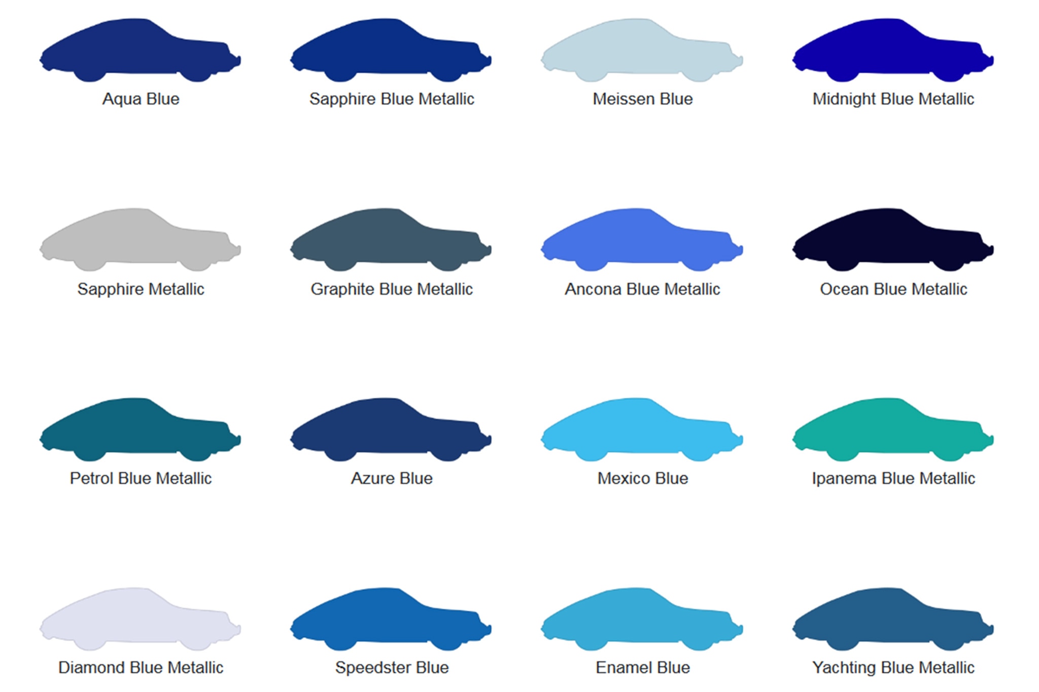 Bmw Individual Colour Chart