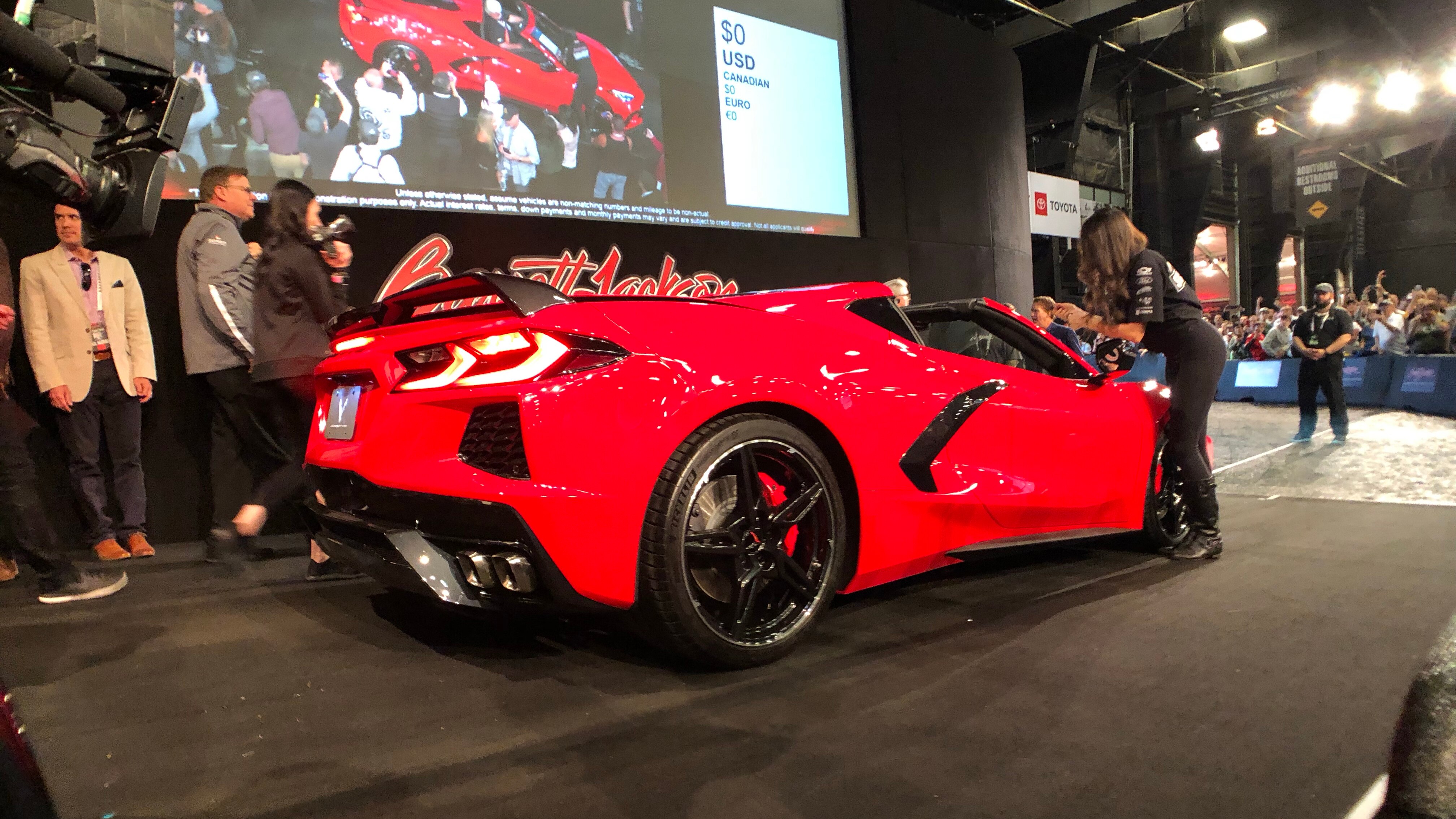 First 2020 Chevrolet Corvette C8 Auctions For 3 Million