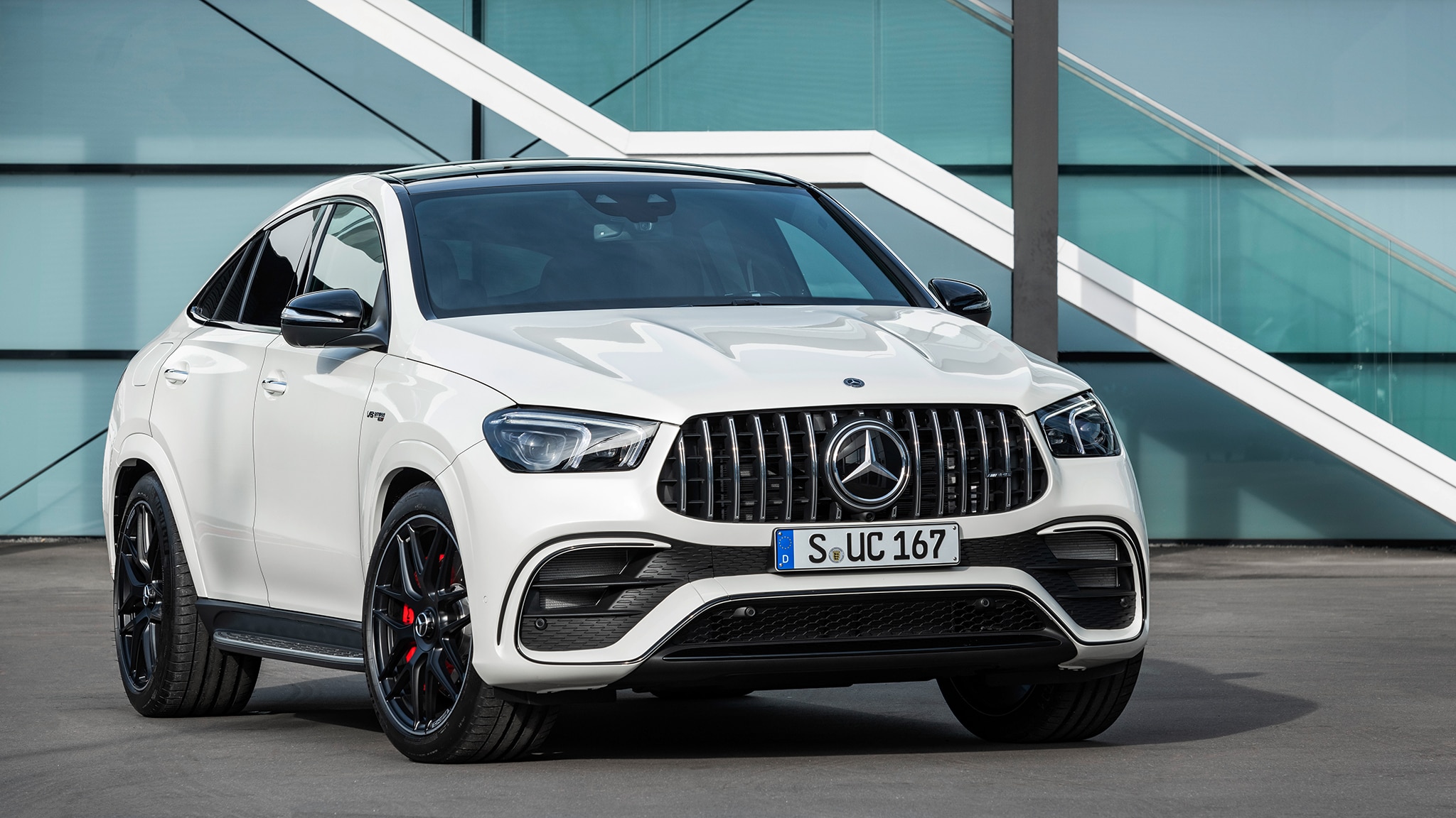 The 21 Mercedes Amg Gle 63 S Coupe S Msrp Hunches Under Its Porsche Competitor S Price