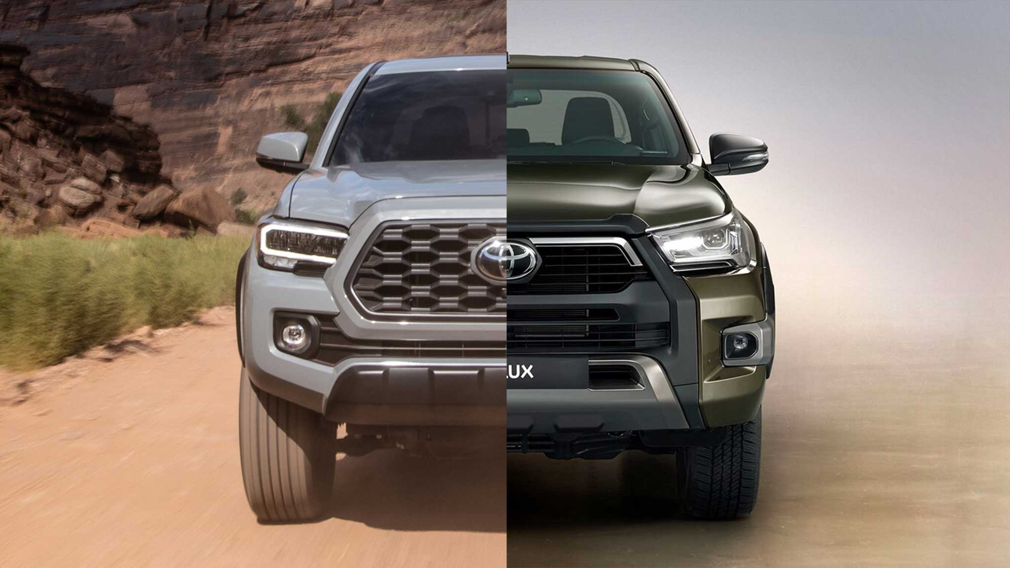 New Toyota Hilux vs. Pickup Specs Comparison