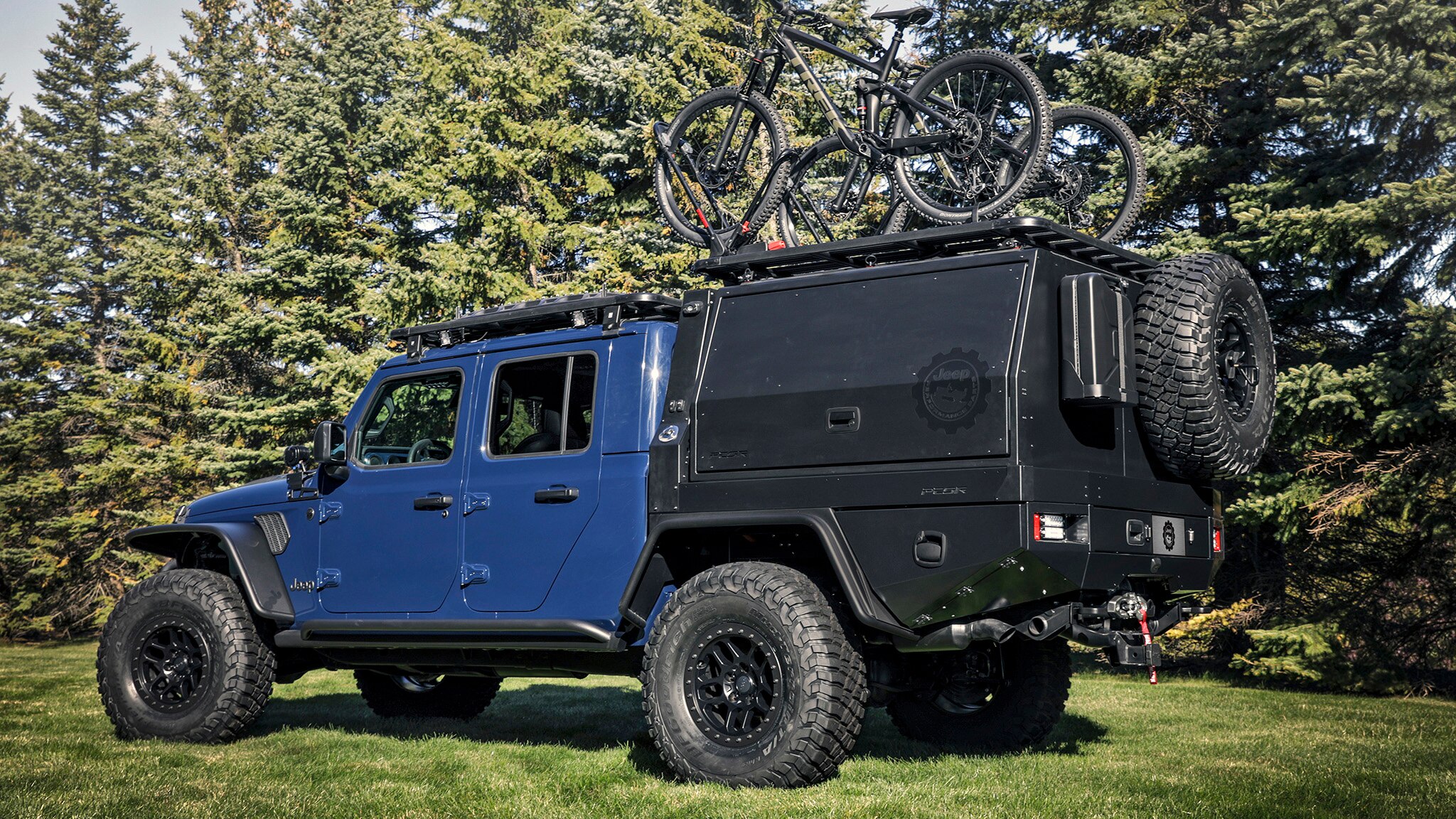Woof Jeep Gladiator Top Dog Concept Is One Hot Dog Of A Truck News Akmi